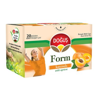 دمنوش لاغری زردآلو دوغوش 20 عددی Dogus