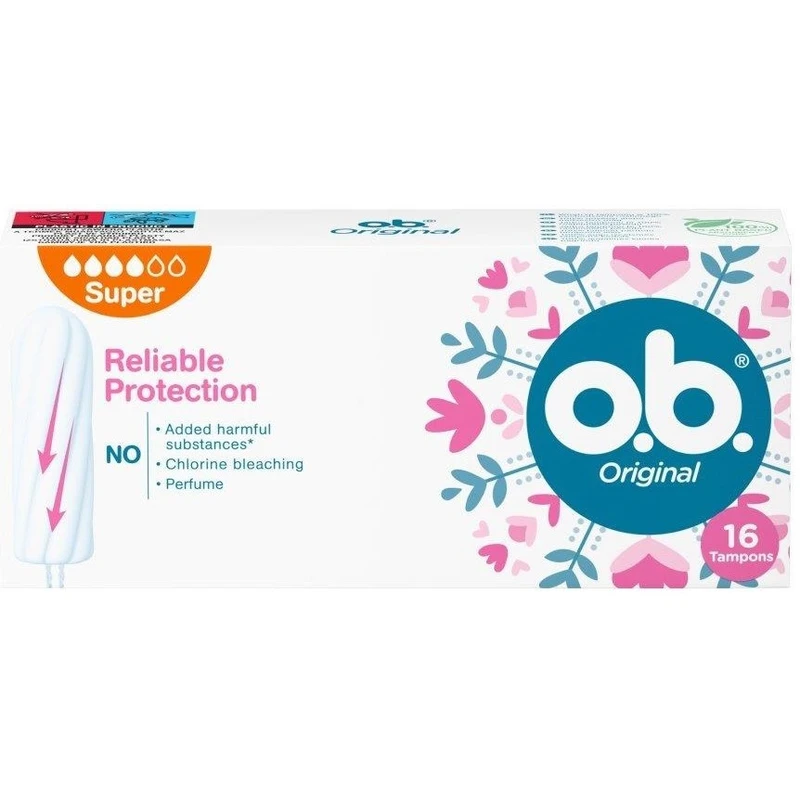 3574661592046 تامپون او.بی سری Reliable Protection مدل Super بسته 16 عددی - Image 1