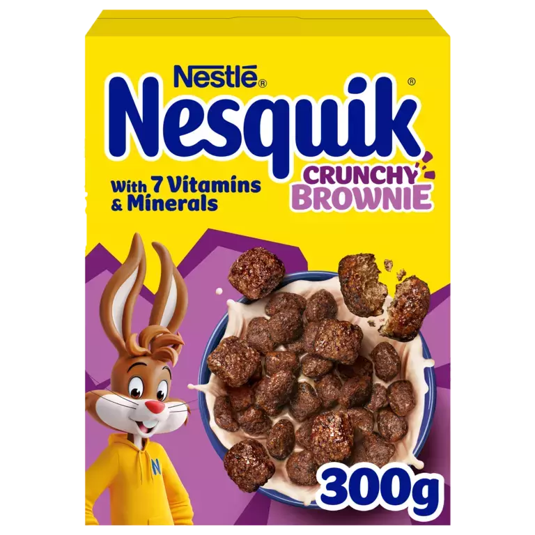 590002002804 کورن فلکس کرانچی براونی نسکوئیک Nesquik Crunchy Brownie وزن 450 گرم - Image 1