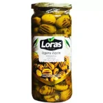 زیتون سبز کبابی لوراس ترکیه ای در روغن زیتون پرورده 465 گرمی Loras Grilled Olive - Image 2