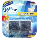 قرص مکعبی جرمگیر توالت فرنگی ولناکس Wellnax بسته 2 تایی 2*50 گرم
